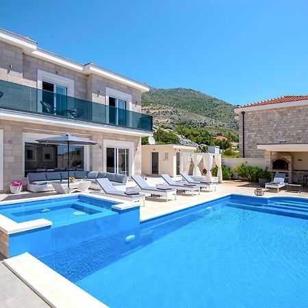 Luxury Villa Miriam With Private Pool And Jet Pool Near Dubrovnik Ivanica Luaran gambar